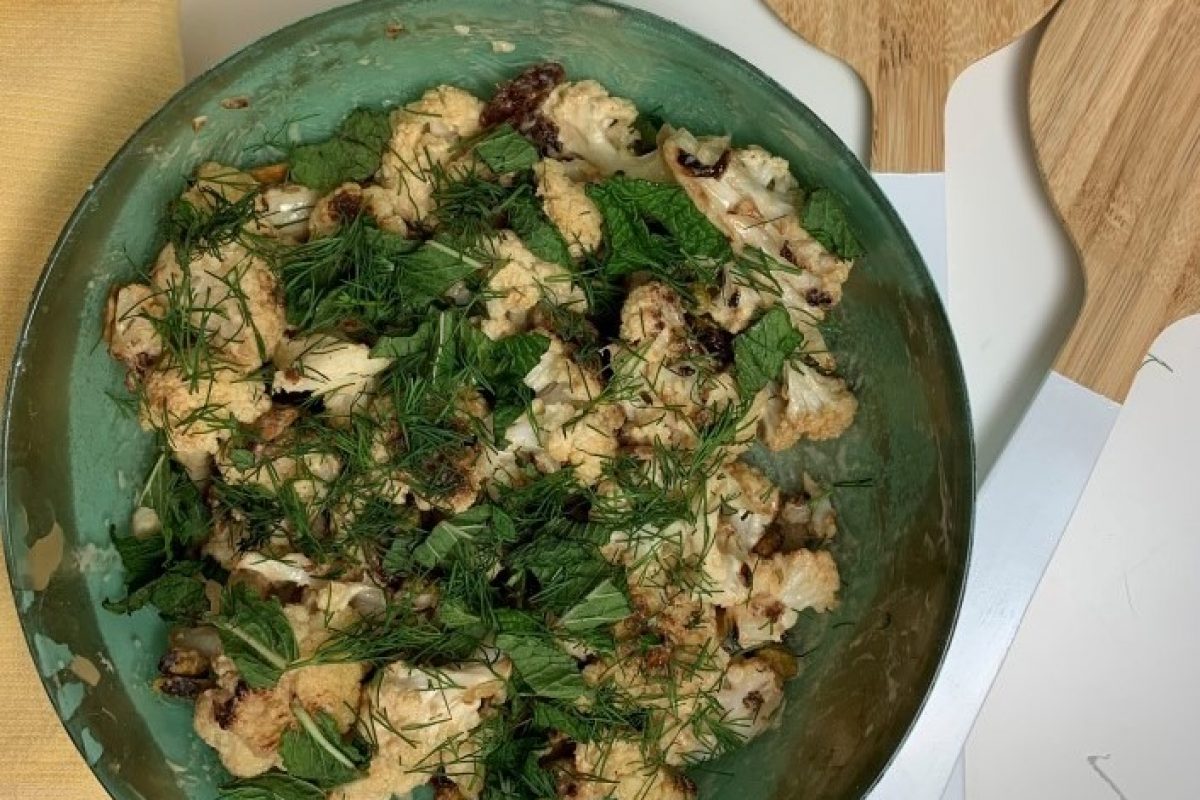Tahini Harissa Cauliflower