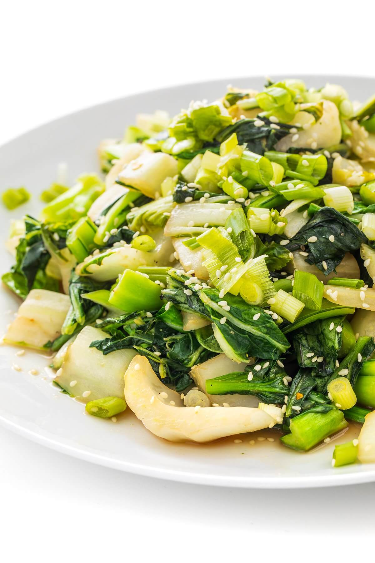 Lemon and Garlic Bok Choy