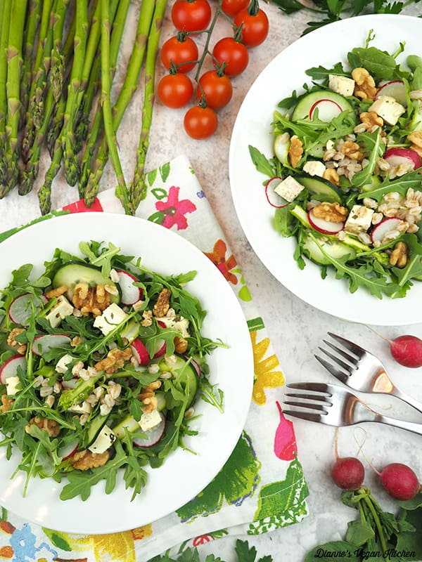 Asparagus, Arugula and Pea Salad